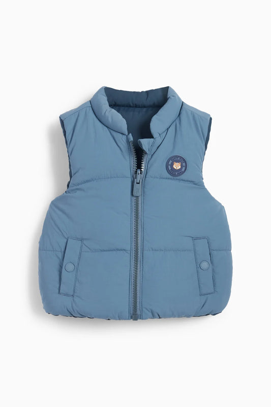 Double sided quilted vest Jacket- water repellent