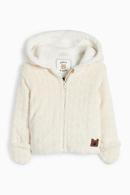 Bear - Plush jacket with hood