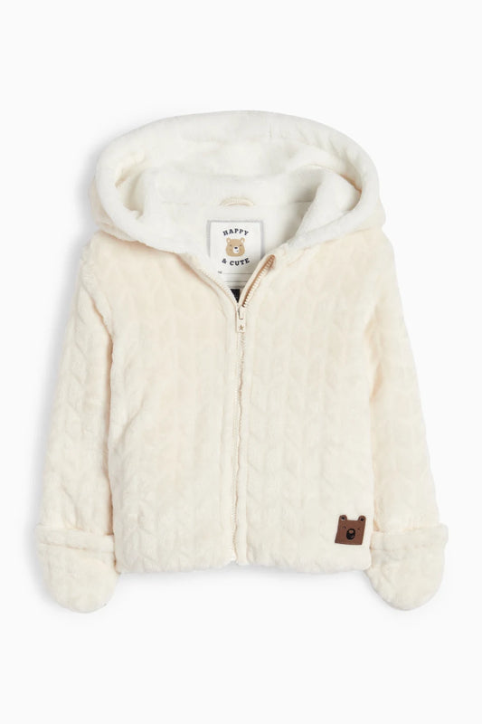 Bear - Plush jacket with hood