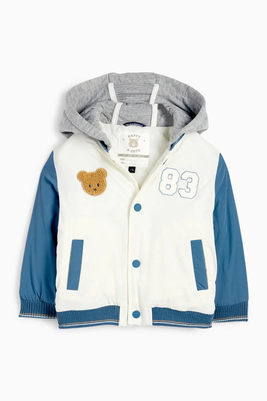 Bear - Baby College Hooded Jacket