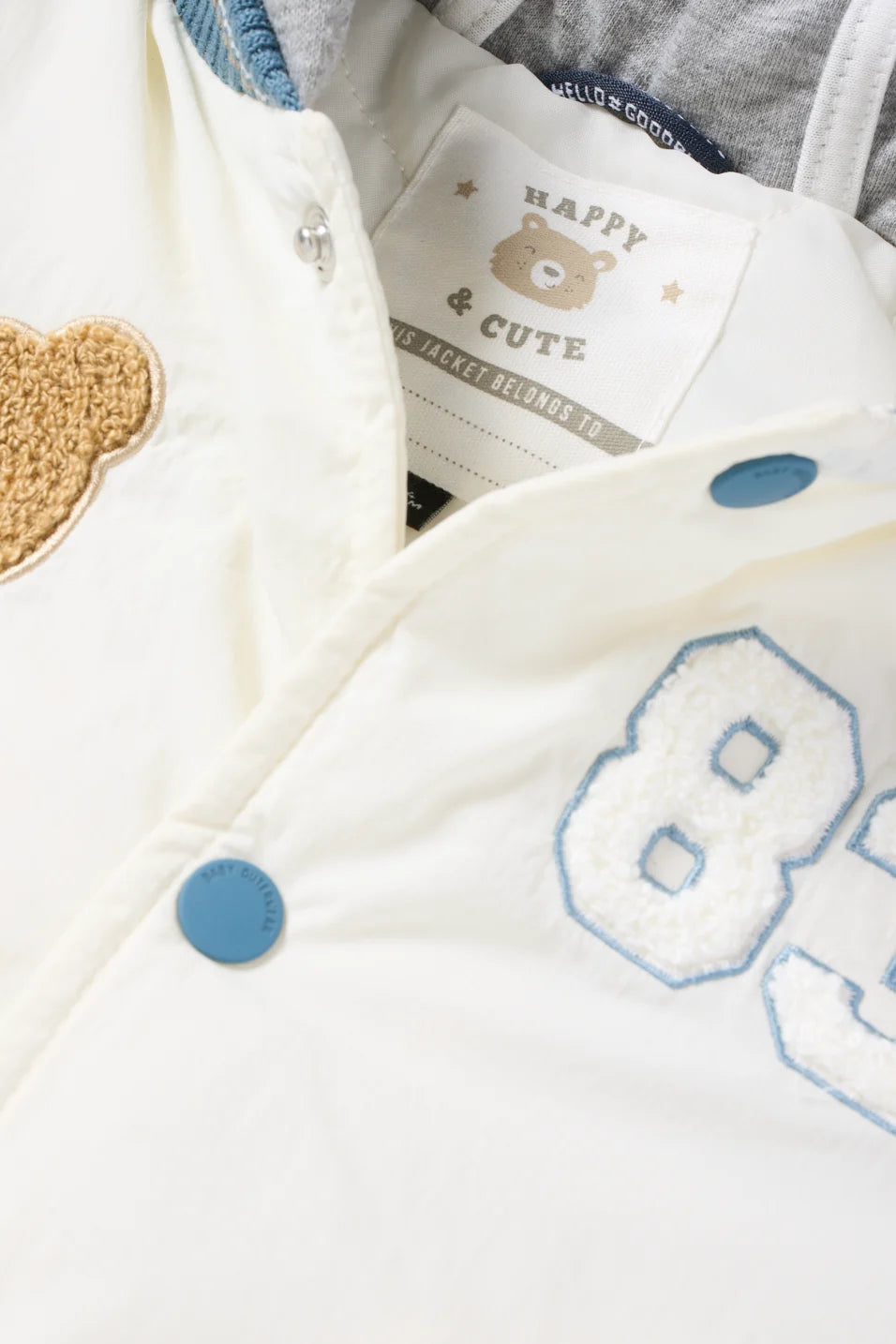 Bear - Baby College Hooded Jacket
