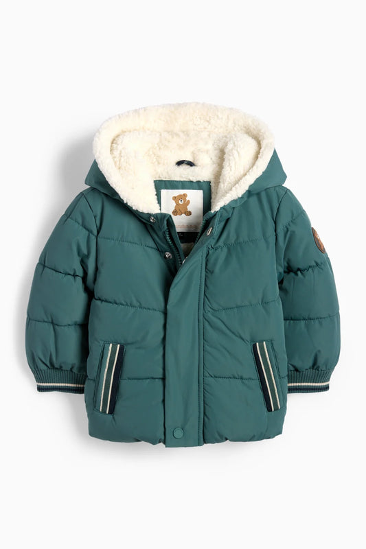 Bear - Baby quilted jacket with hood
