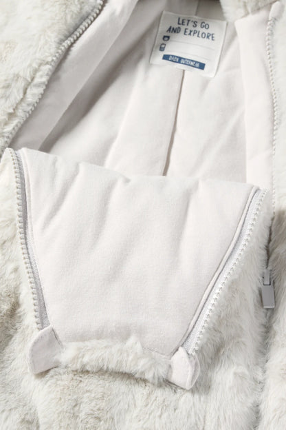 Plush Hooded SnowSuit