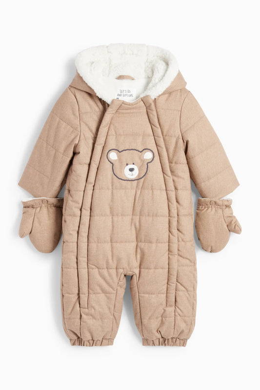 Bear -  snowsuit with hood