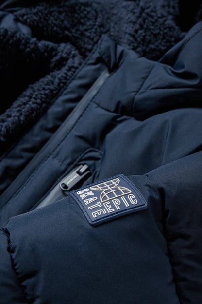 Quilted jacket with hood