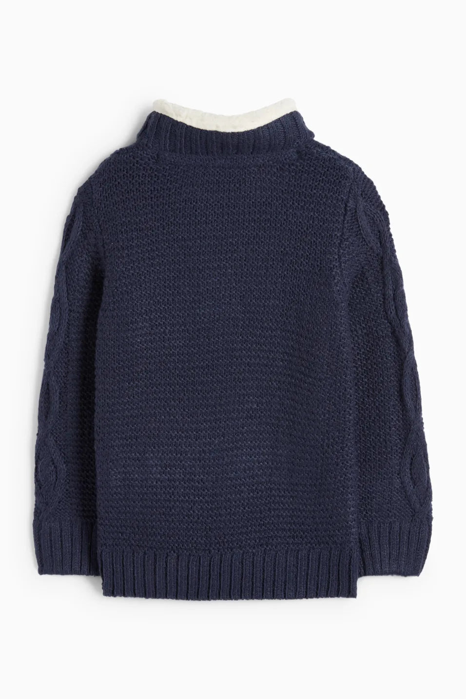 Knit Sweater - braid pattern