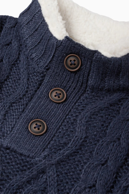 Knit Sweater - braid pattern