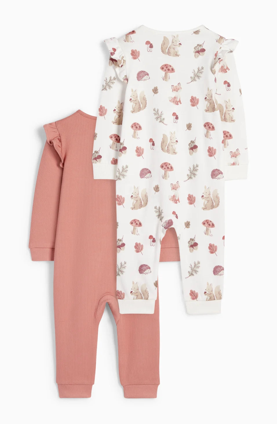 Forest - Watch me grow - Pack of 2 cotton sleepsuits