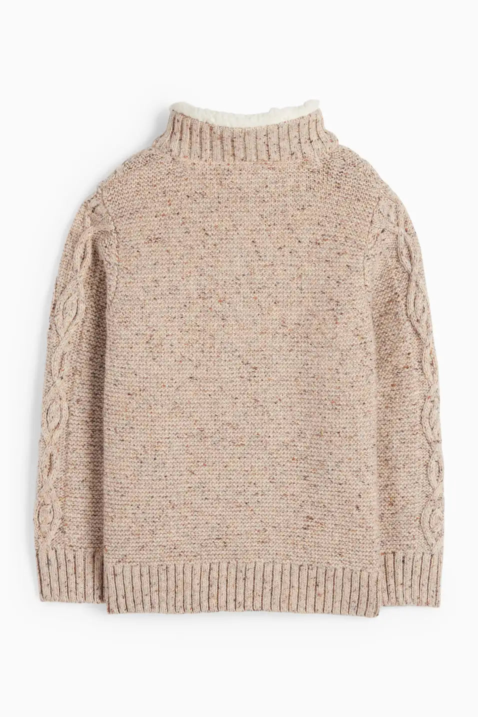 Knit Sweater - braid pattern