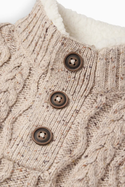 Knit Sweater - braid pattern