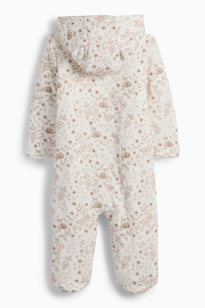 Deer and flowers - Baby overall