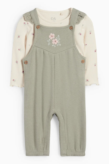 Floral - Baby romper set
