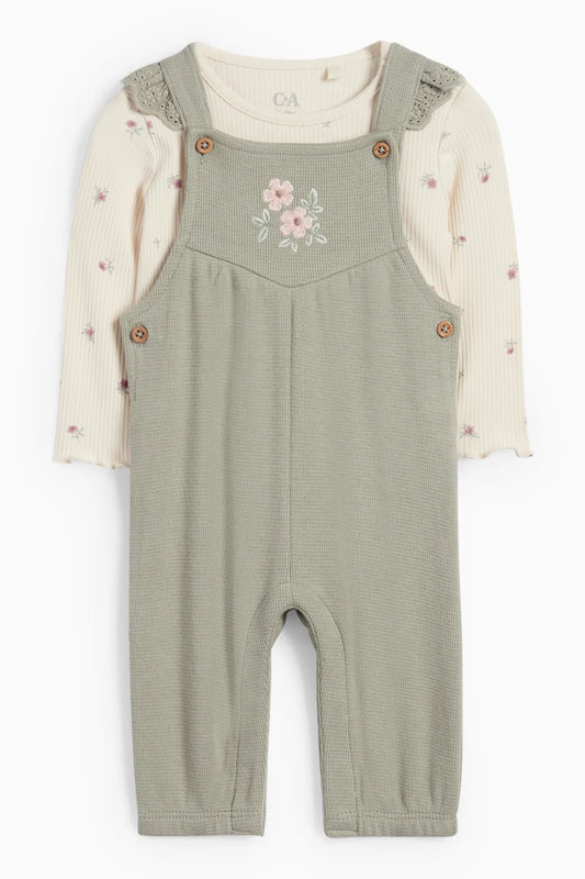 Floral - Baby romper set