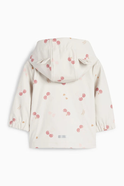 Cherry - Baby Hooded Rain Jacket - Waterproof
