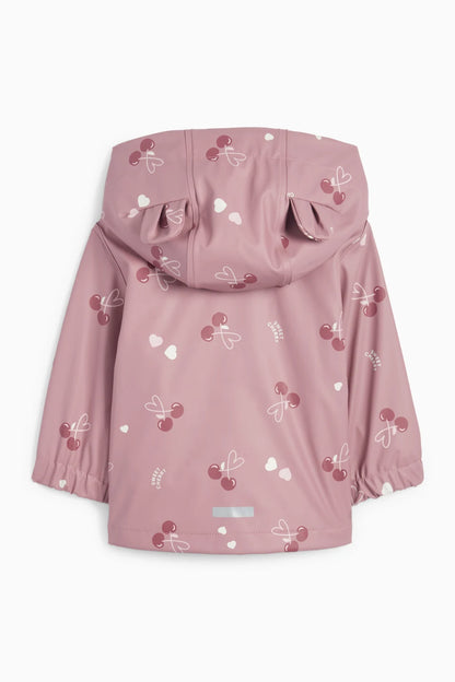 Cherry - Baby Hooded Rain Jacket - Waterproof