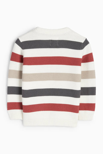 Baby pullover - striped