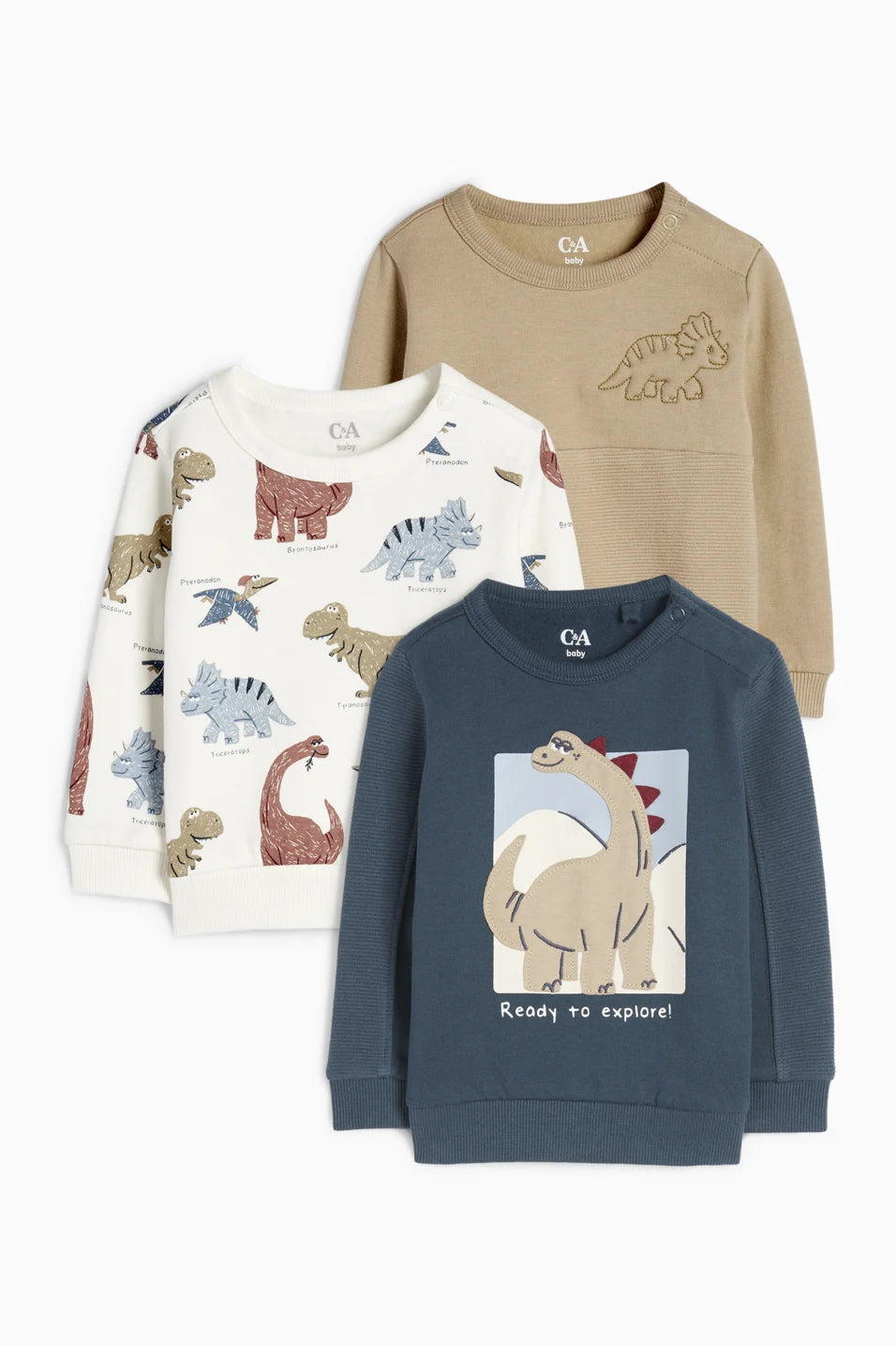 Dino - Pack of 3 Sweatshirt