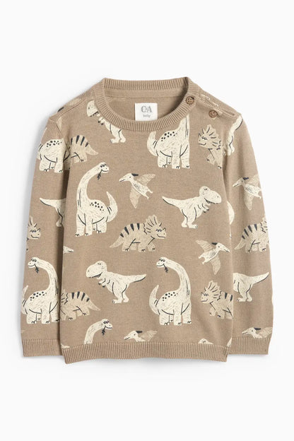 Dino - Baby knit pullover