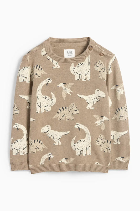 Dino - Baby knit pullover