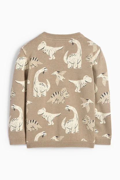 Dino - Baby knit pullover