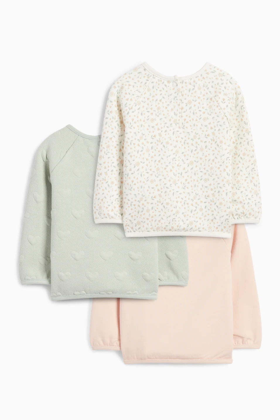 Flowers and Hearts - Pack of 3 Sweatshirt