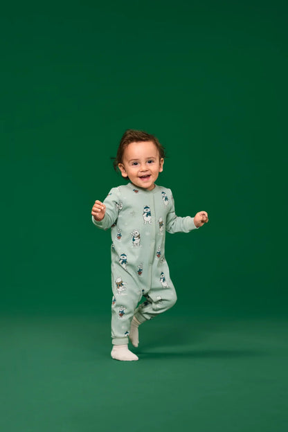 Winnie the Pooh - lined sleepsuit