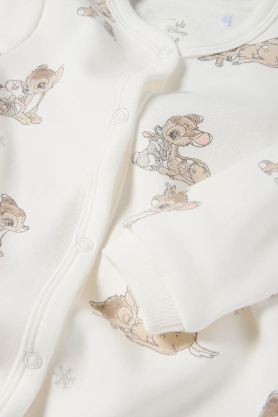 Bambi - lined sleepsuit