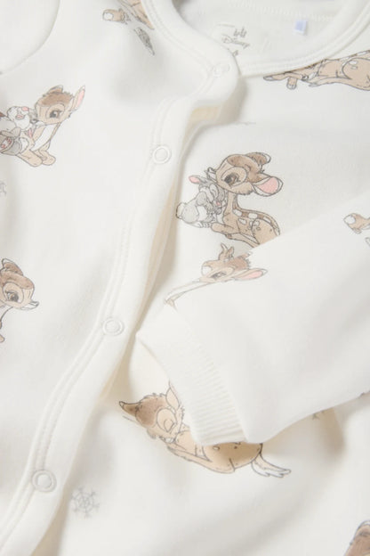 Bambi - lined sleepsuit