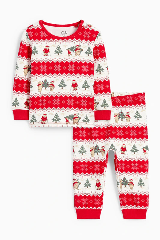 Baby Christmas Pajamas - patterned