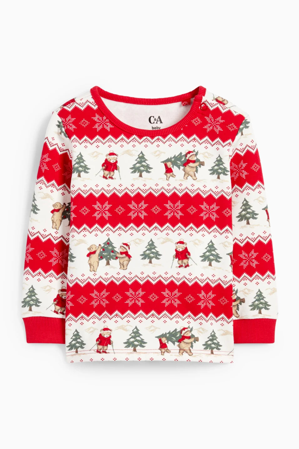 Baby Christmas Pajamas - patterned