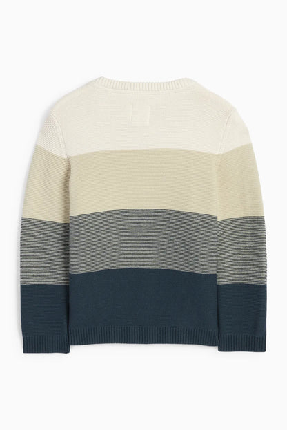 Baby sweater - stripped
