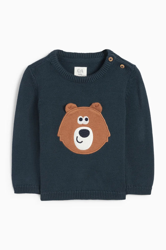 Bear - Baby sweater
