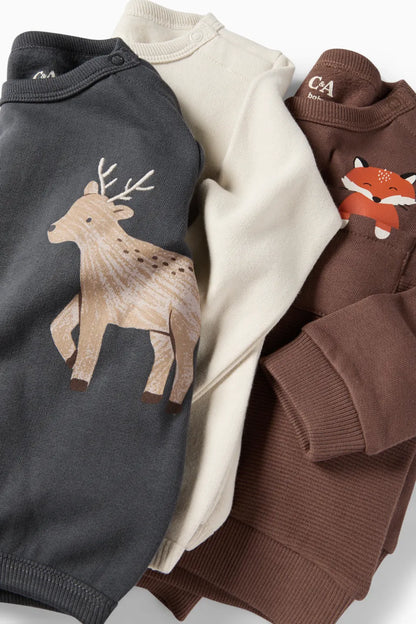 Fox and Deer - Pack of 3 Sweatshirt