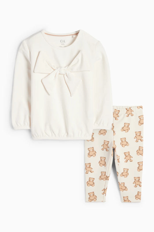 Bear and bow Outfit