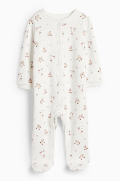 Hat and gloves  - Lined sleepsuit