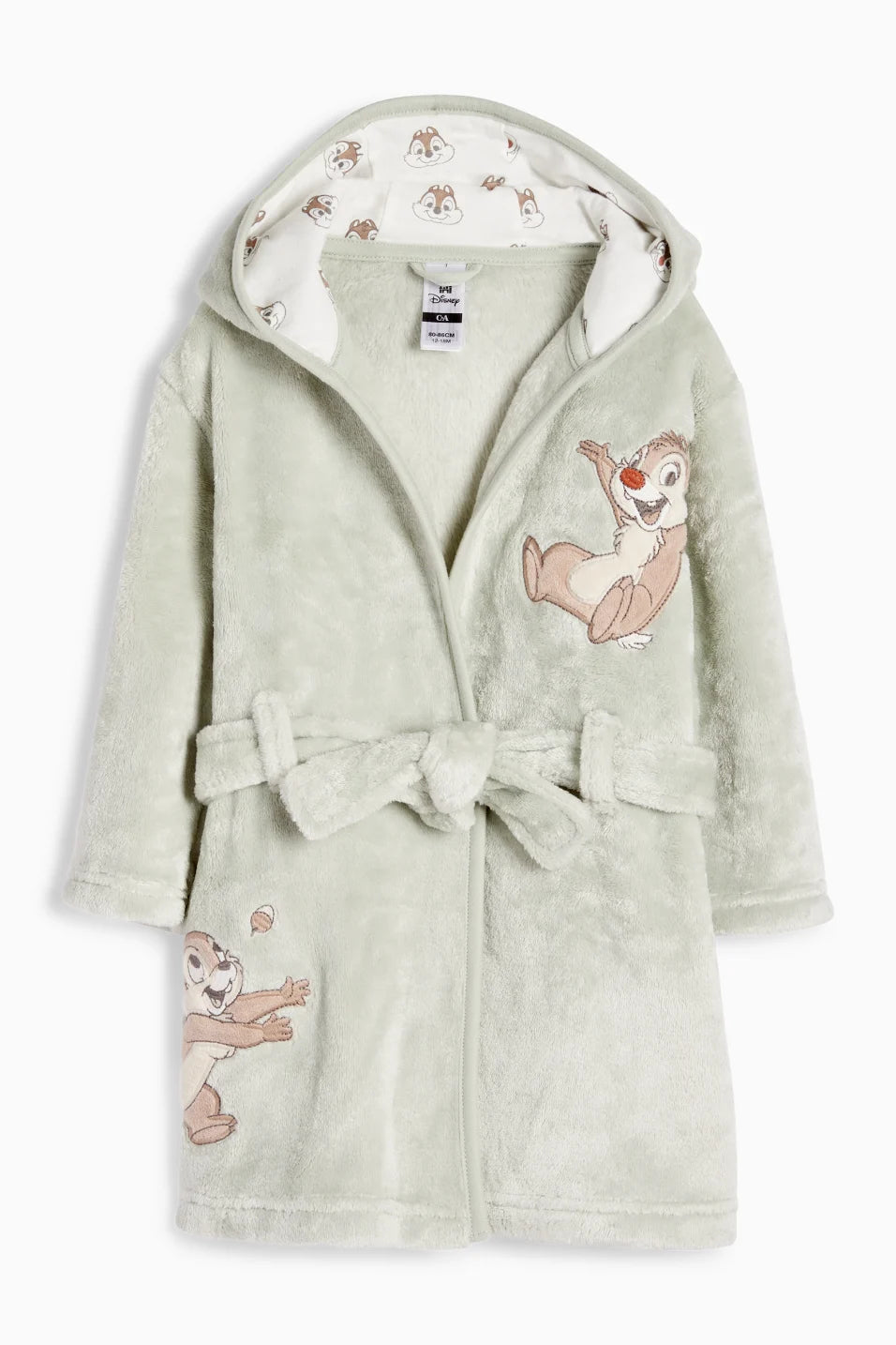 Chip & Chap - Baby fleece robe with hood