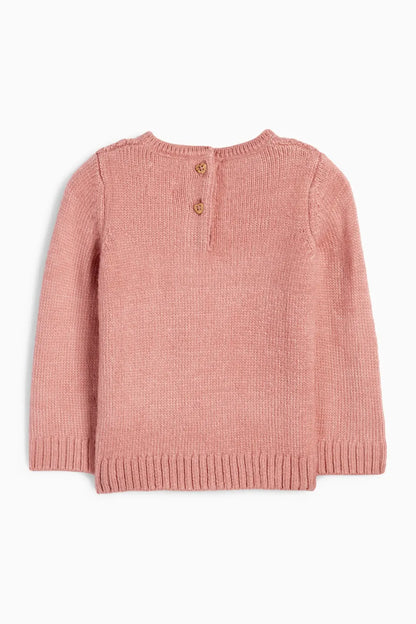 Baby sweater - Braid pattern