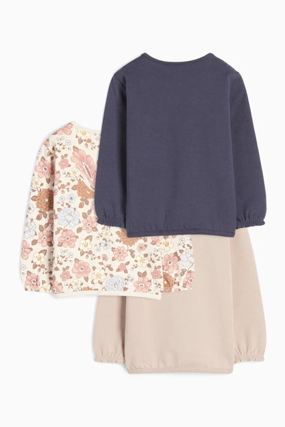 Bunnies and Flowers - Pack of 3 Sweatshirt
