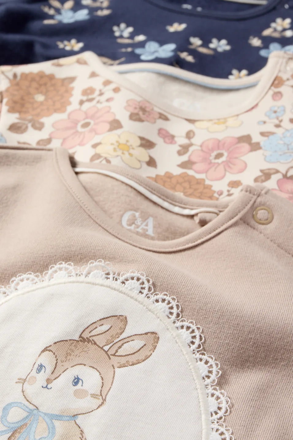 Bunnies and Flowers - Pack of 3 Sweatshirt