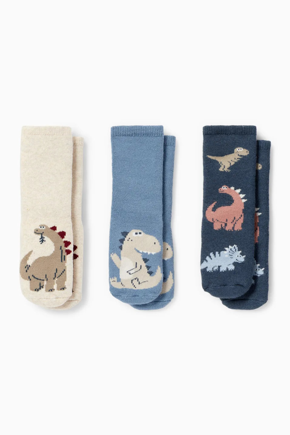 Dino - Pack of 3 Anti-Slip Socks