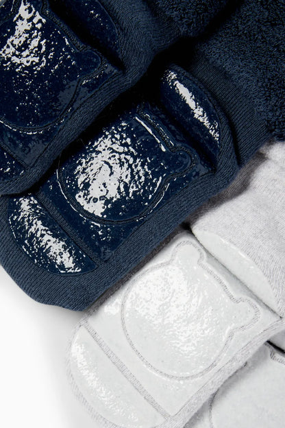 Fox and Bear - Pack of 2 Anti-Slip Socks