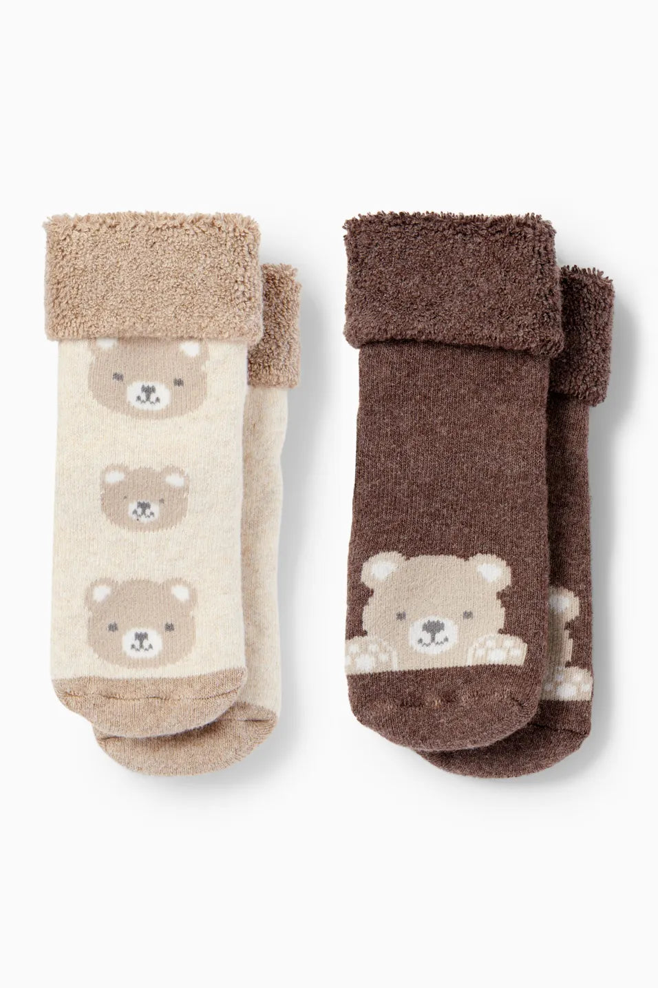 Bear - Pack of 2 Anti-Slip Socks