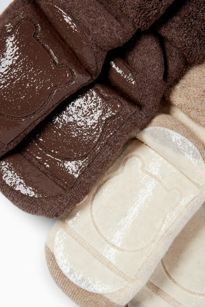 Bear - Pack of 2 Anti-Slip Socks