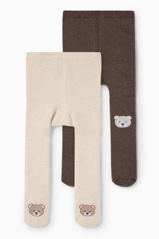 Bear - Pack of 2 Thermo Anti-Slip Tights