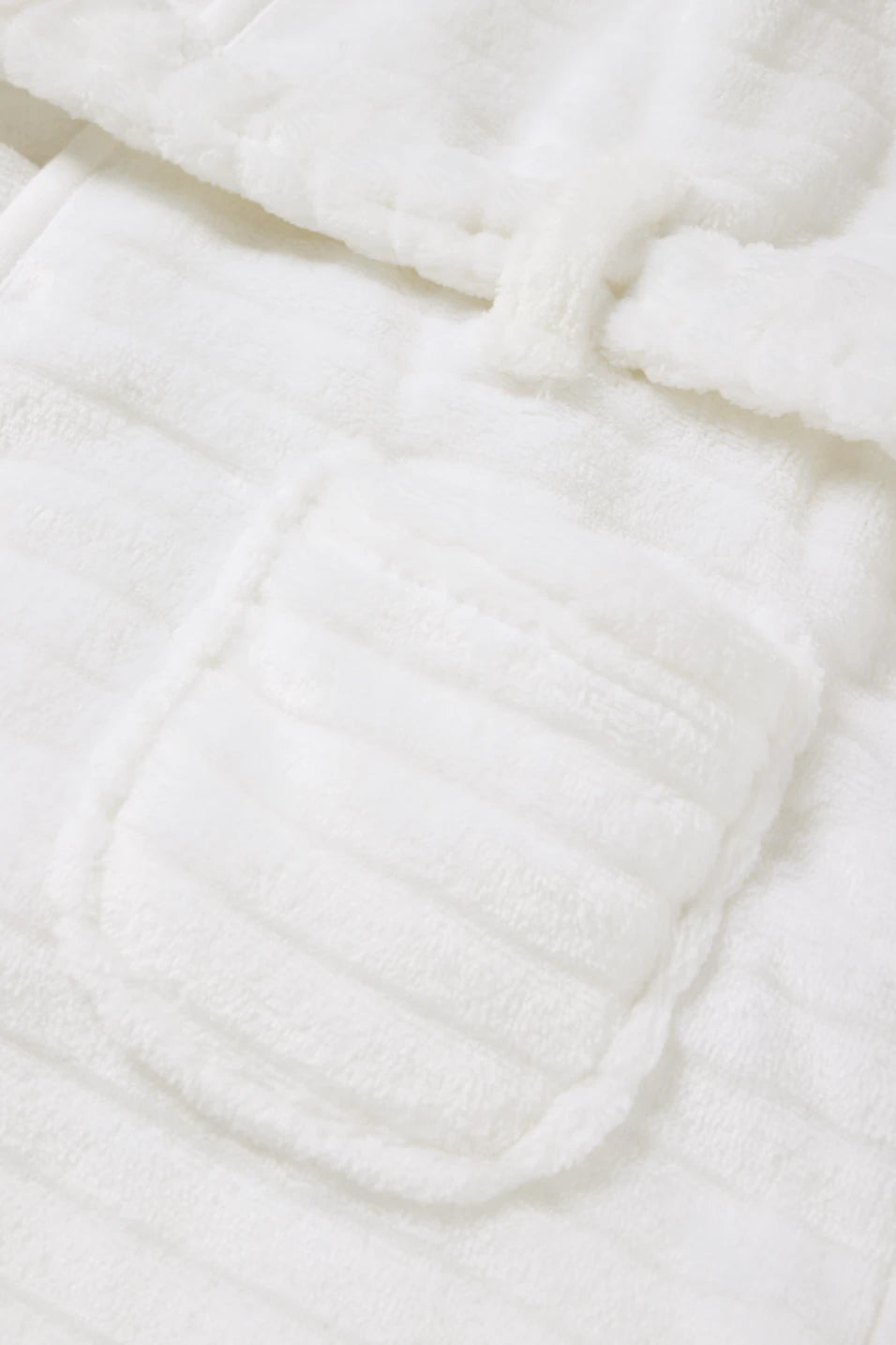 Baby fleece robe with hood