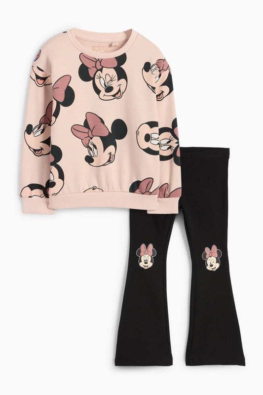 Minnie Mouse outfit - Sweatshirt and Flared Leggings