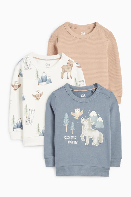 Wild Animals - Pack of 3 Sweatshirt