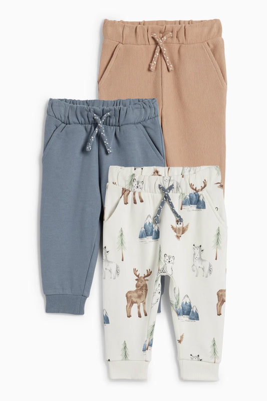 Wild Animals - Pack of 3 Jogging Pants