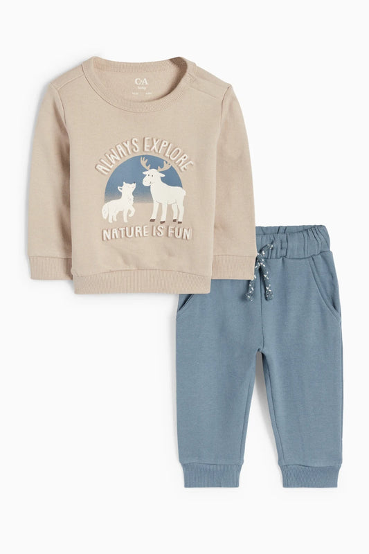 Wolf and Elk - Baby boy outfit
