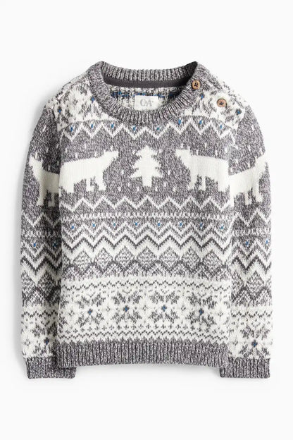 Polar Bear - knit pullover